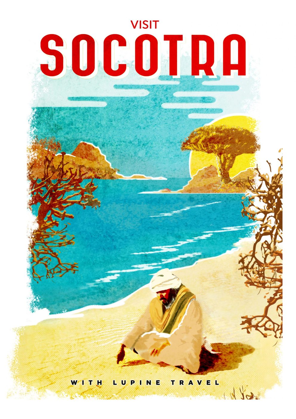 Lupine Socotra A3 Print