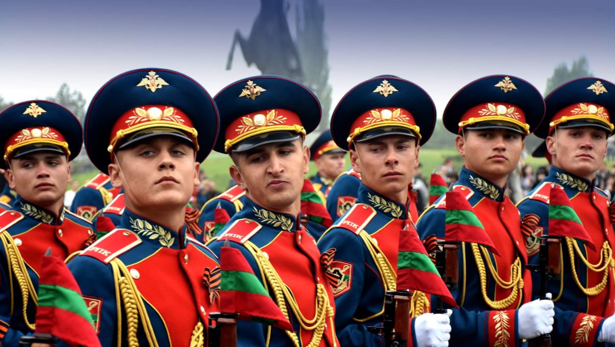 Victory Day Parade in Tiraspol, Transnistria